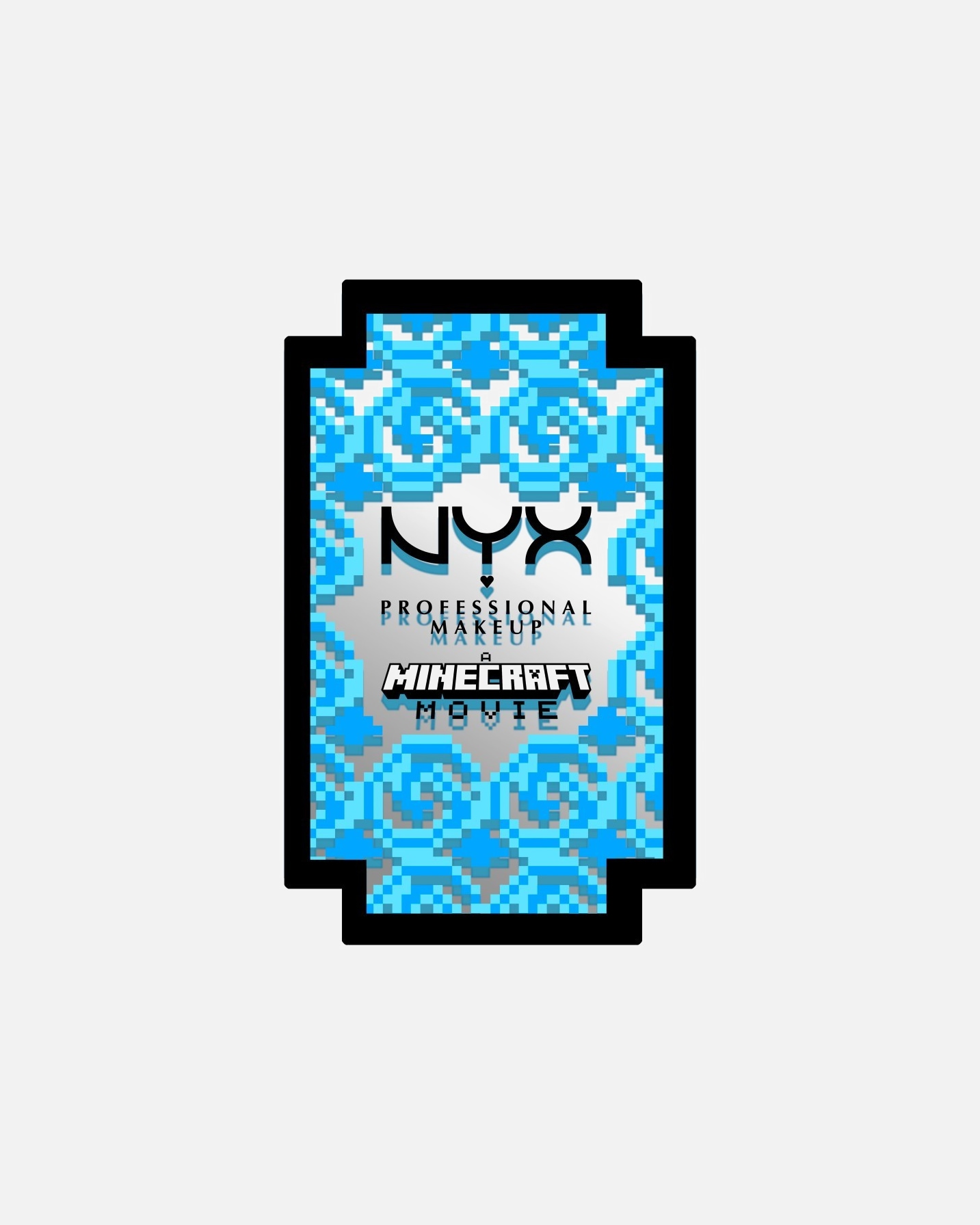 NYX Professionele Make-up Spiegel Minecraft Collectie Een Minecraft Film Pixel Spiegel Accessoire - 1 stuk