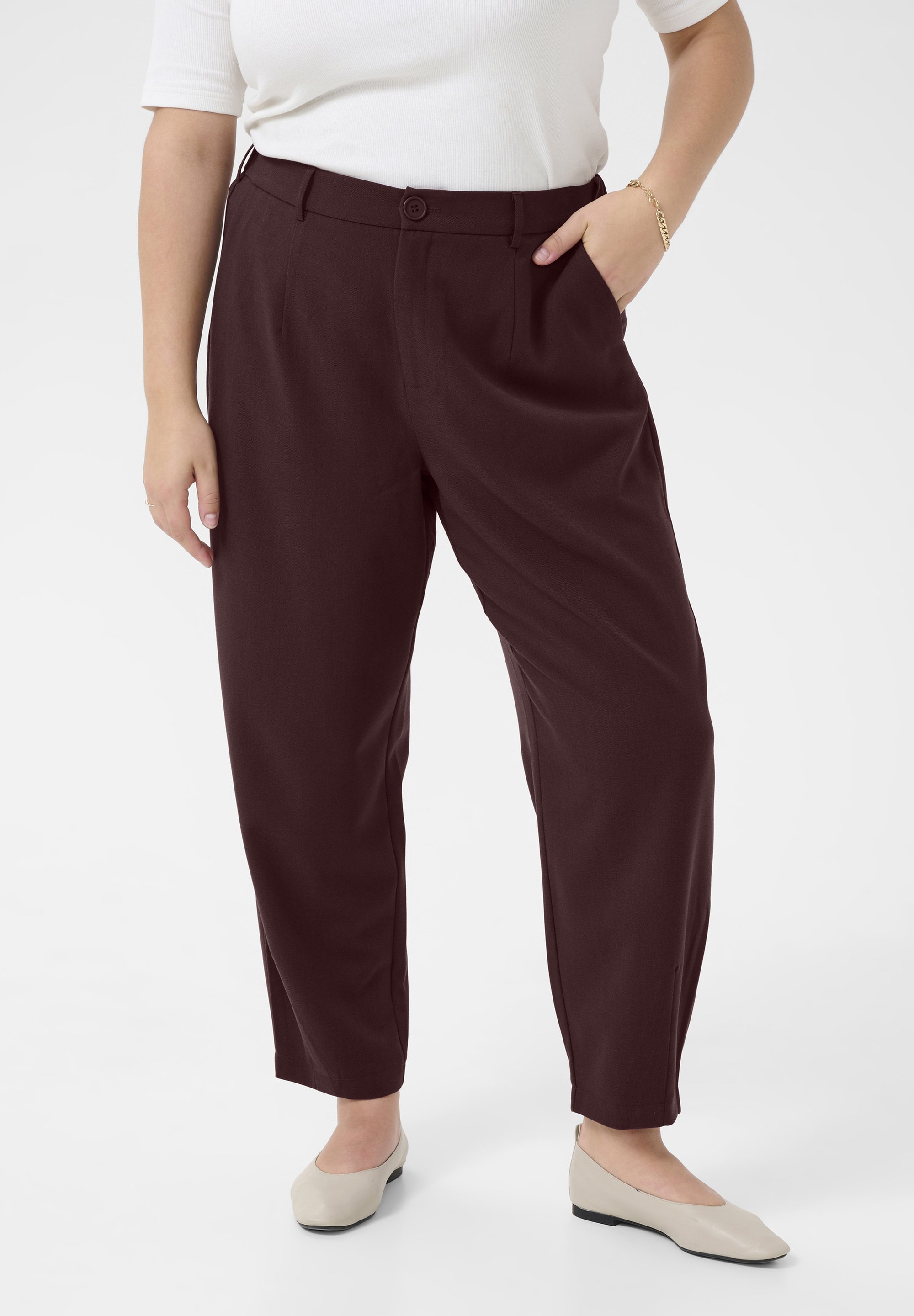Kaffe Curve Hose - Fudge