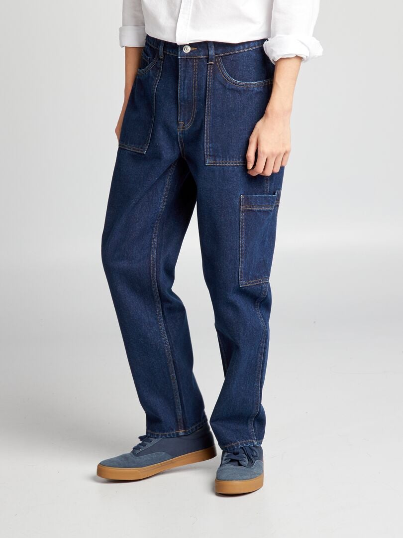 Charpentier jeans met wijde pijpen - BLAUW