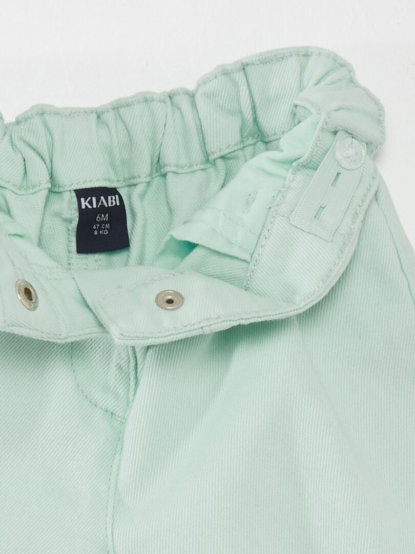 Papieren broek - blauw