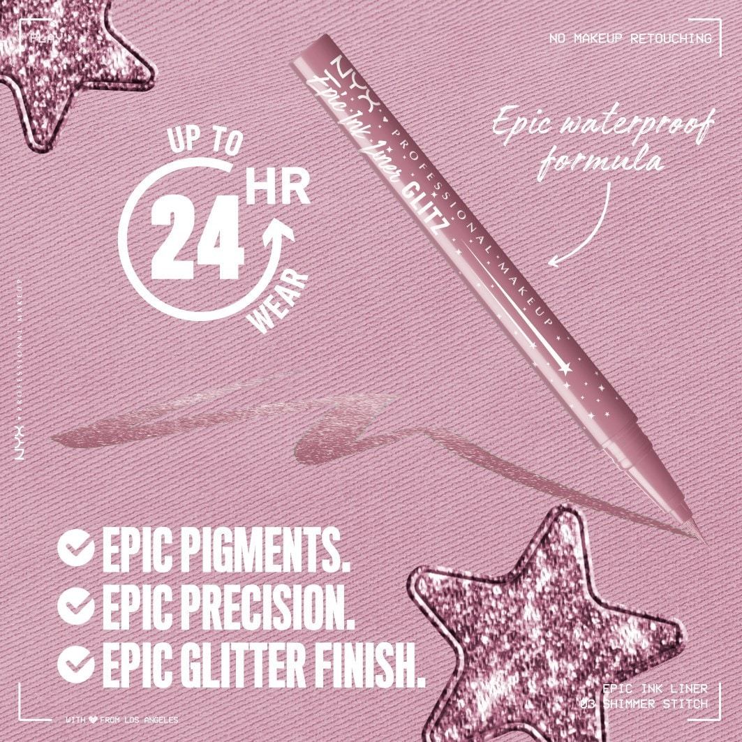 Očná linka NYX Professional Makeup Epic Ink – 1 ml
