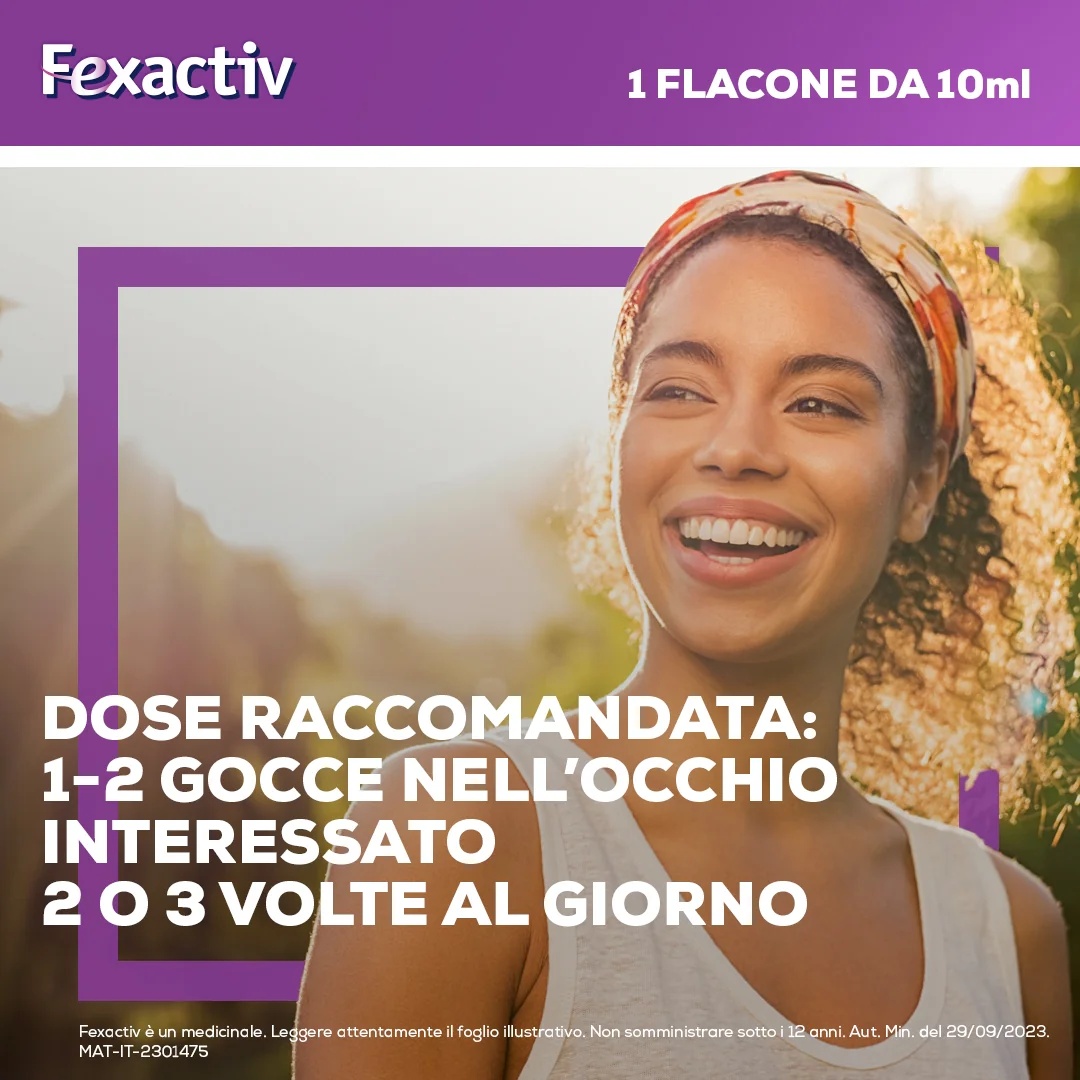 FEXALLEGRA Fexactiv 0,3 % + 0,05 % antihistaminique, collyre 10 ml