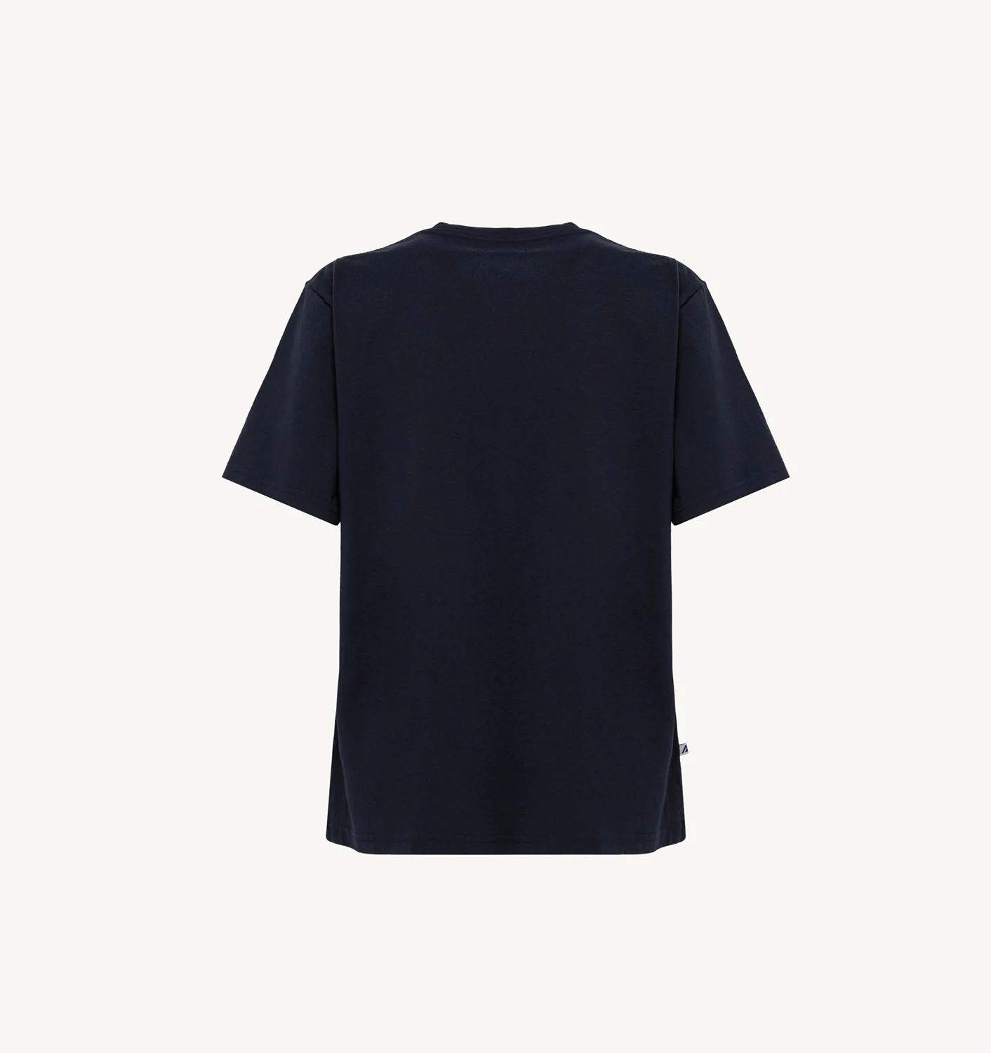 Tricou albastru din jersey de bumbac