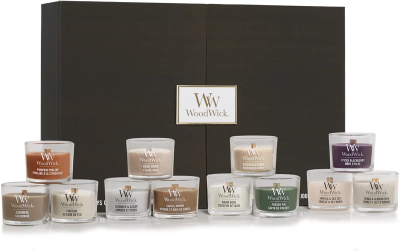 Woodwick dāvanu kastes dāvanu komplekts