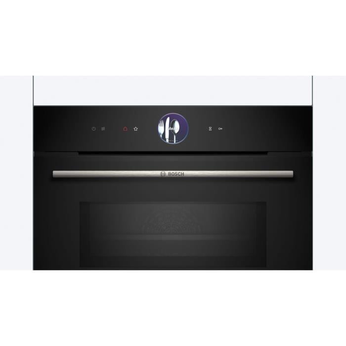Forno a microonde combinato da incasso BOSCH SER8 - CMG7761B1 - Nero - 45 L - 20 programmi di cottura