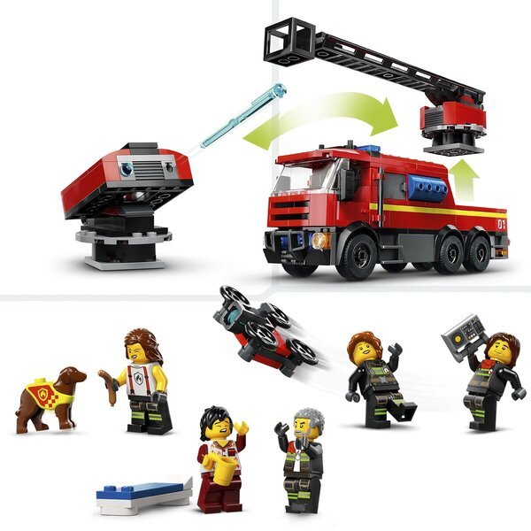 LEGO City 60414 Hasičská stanica a hasičské auto