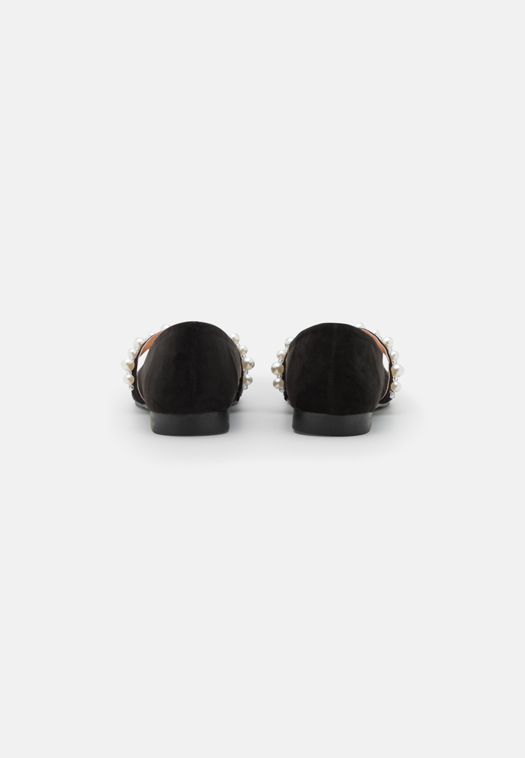 Balerinke Anna Field s manžetom do gležnja - crne