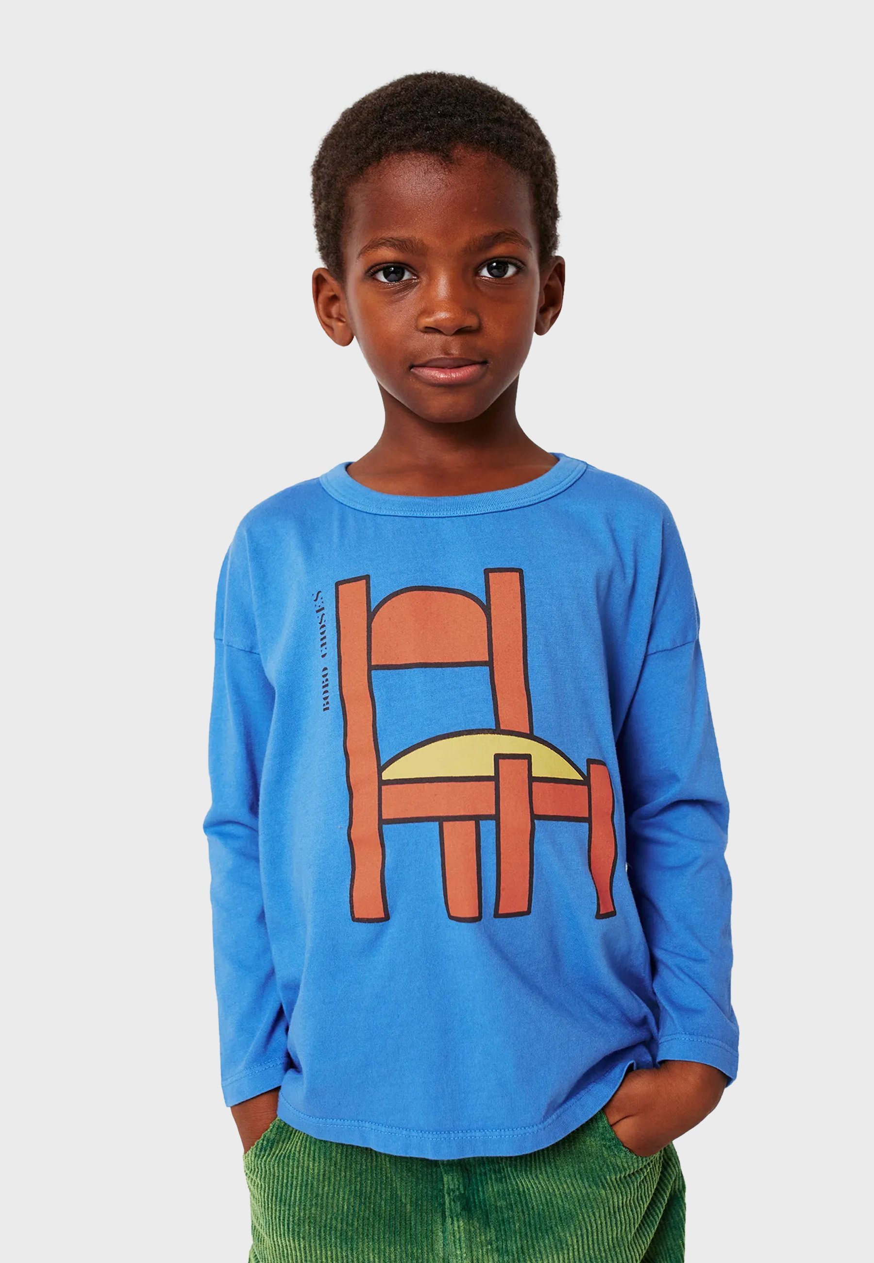 Bobo Choses LONG SLEEVE LENGHT CHAIR UNISEX - Top met lange mouwen - blauw