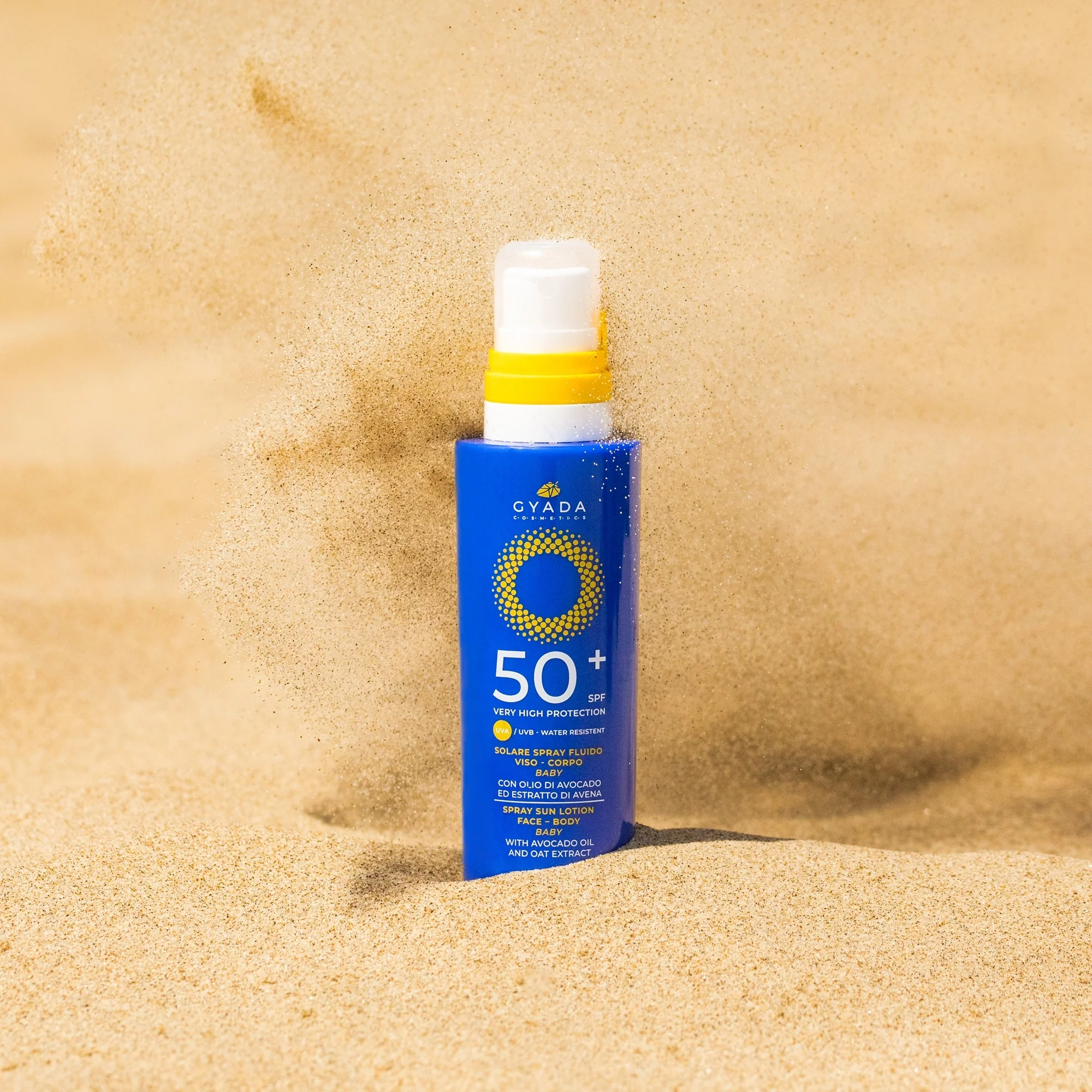 Solari Solare Spray Viso Corpo Baby SPF50+ - Crema Solare Bambini, Latte solare corpo alta prot., Spray solare corpo alta prot., Solare viso alta prot., Prodotti per Bambini