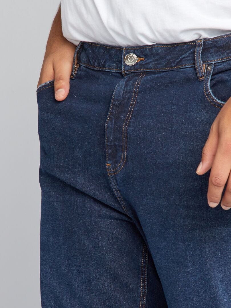Slim fit jeans met 5 zakken - Maat L34 - Blauw