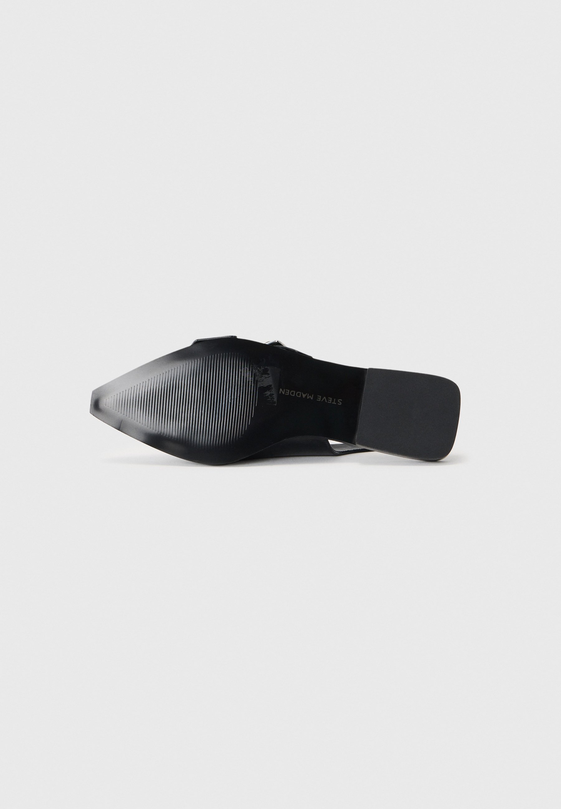 Steve Madden GREZLY - Balerínky s lodičkami na zavazování - černá