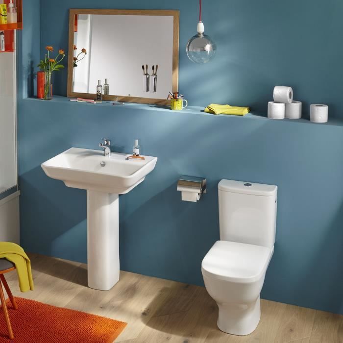 Vaso sanitário de chão JACOB DELAFON Pack sem flange Struktura E76003-00 3/6L, branco