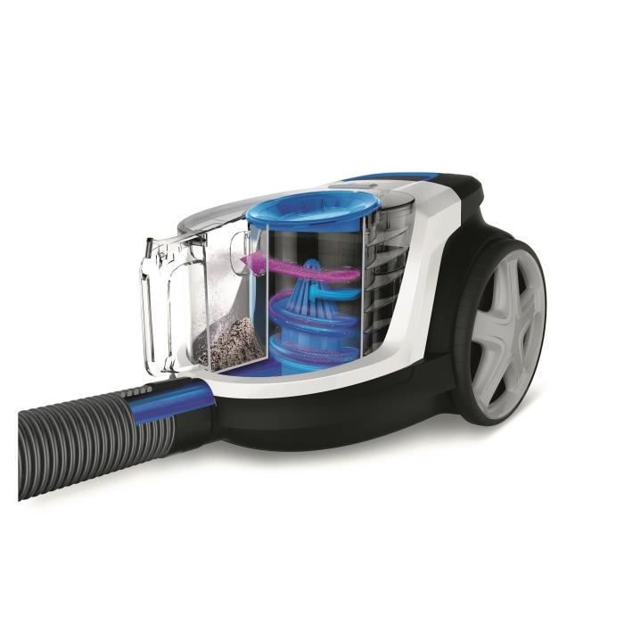 Aspiradora compacta sin bolsa Philips PowerPro - FC9332/09 - 900 W - Filtro antialérgico H13 - Clase energética A