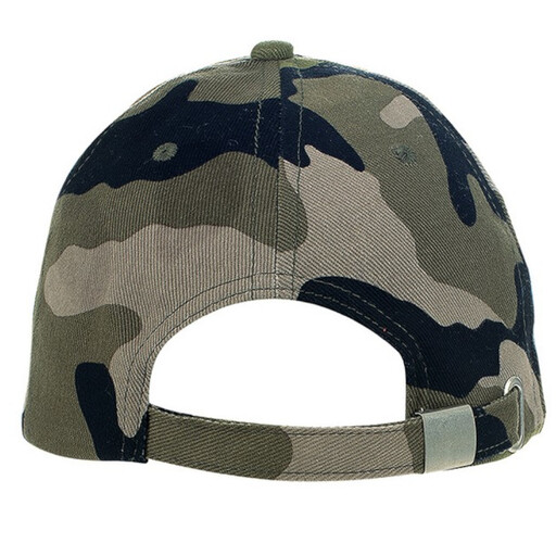 Unisex 6-panelový model Gorra Buffalo Sols (vojenská zelená)