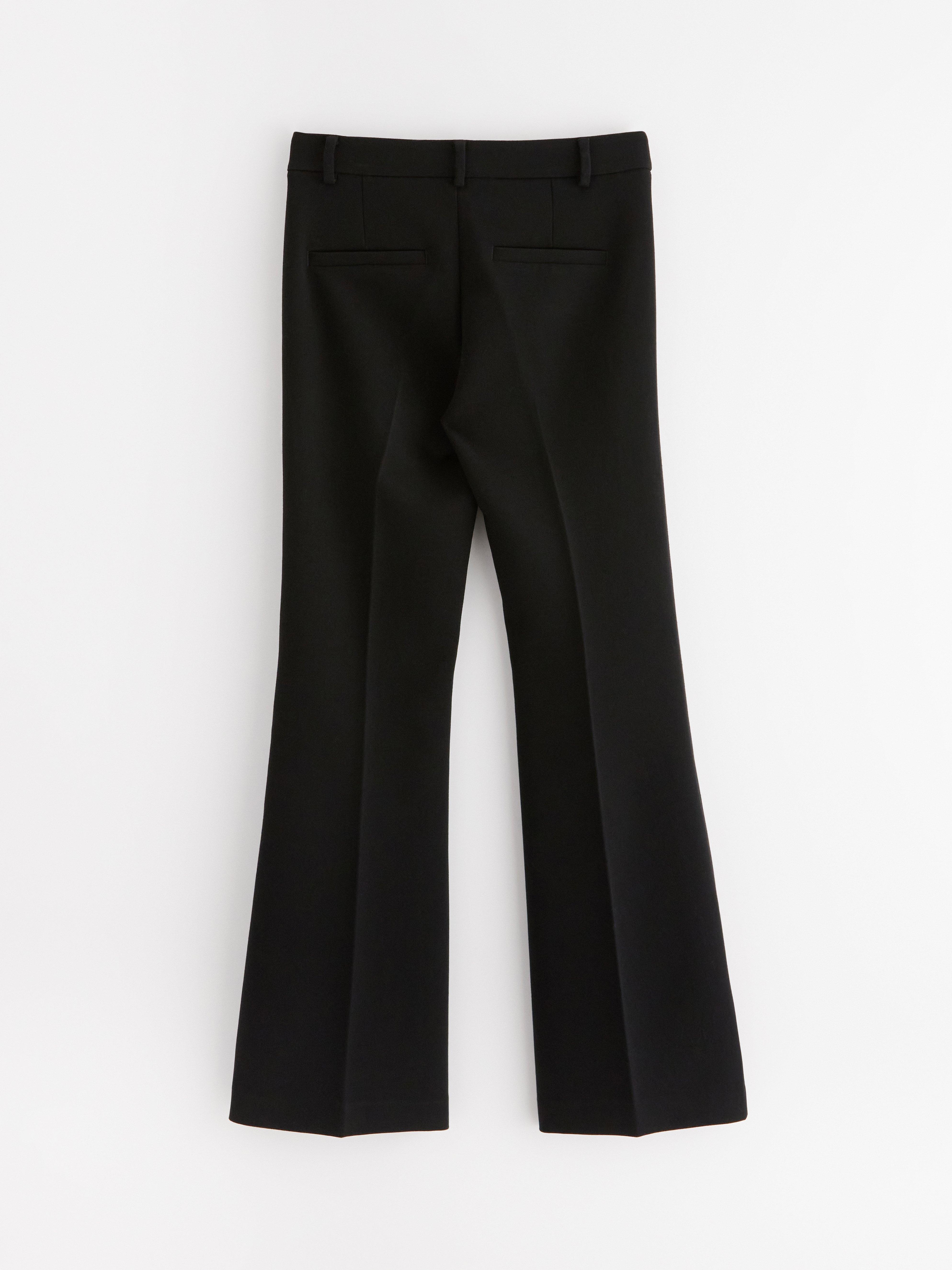 Pantalon évasé noir