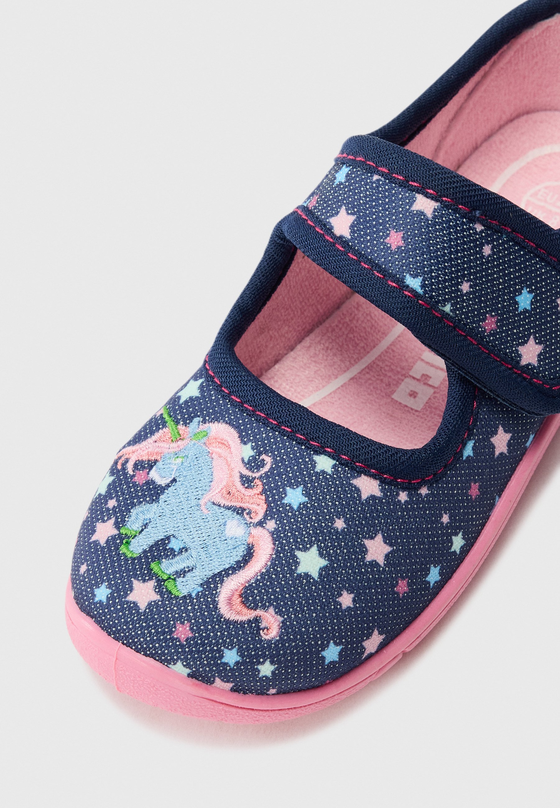LICO COOKIE GIRL - Slippers - marineblauw/roze/turkoois