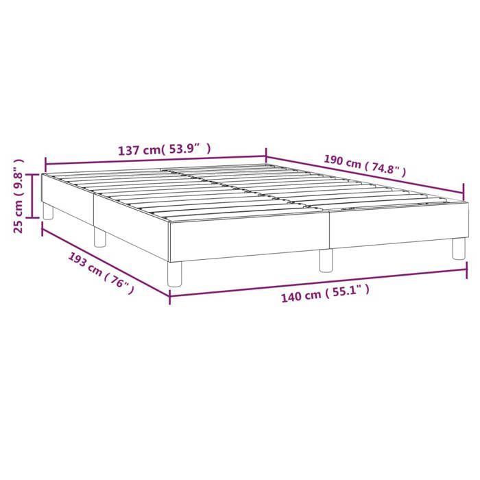 vidaXL Base letto a molle, letto imbottito, letto matrimoniale con base a doghe, letto per camera da letto per adulti, moderno, 3120607