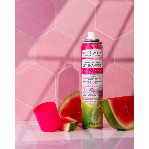 Shampoo a seco Brushworks Refresh & Revitalise com aroma de melancia - 200ml