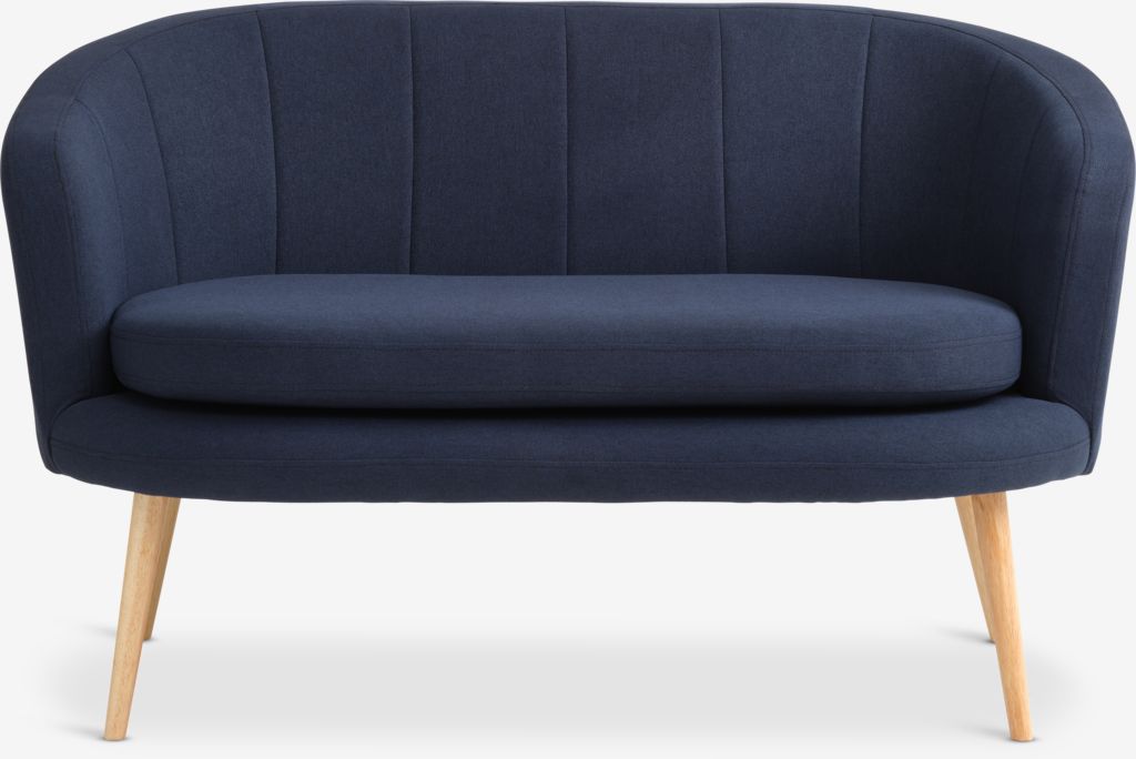 GISTRUP GISTRUP 2-vietė sofa, tamsiai mėlyno audinio