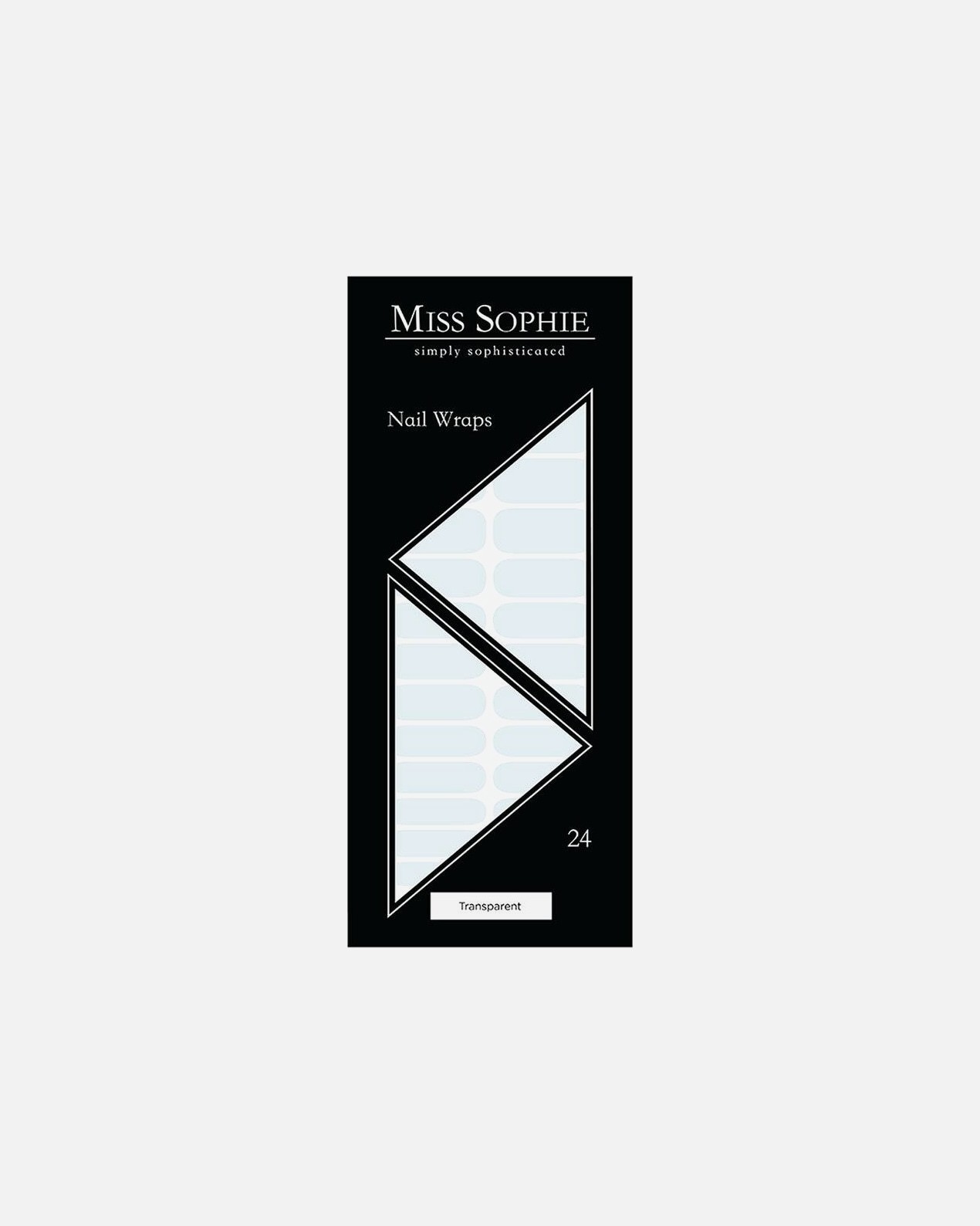 Dizajn noktiju Miss Sophie prozirni - 1 komad