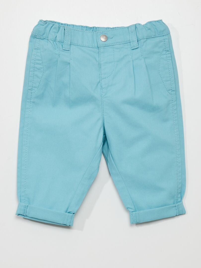Pantalones de algodón - AZUL