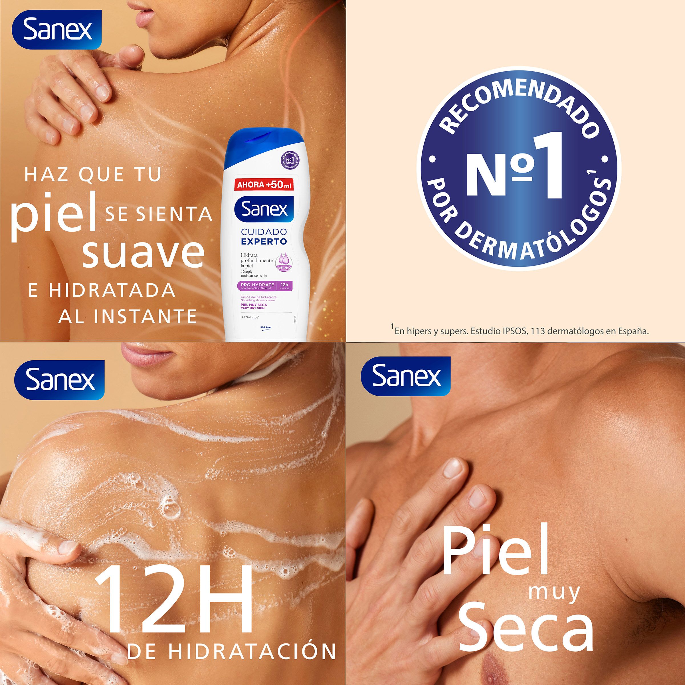 Sprchový gél Pro Hydrate Expert Care Kúpeľové gély a mydlá