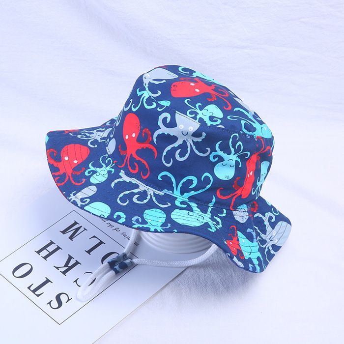 Gorro FUNMOON para niño, gorro de verano para el sol, gorro de playa para bebé, gorro de pescador ajustable para exteriores - 686091