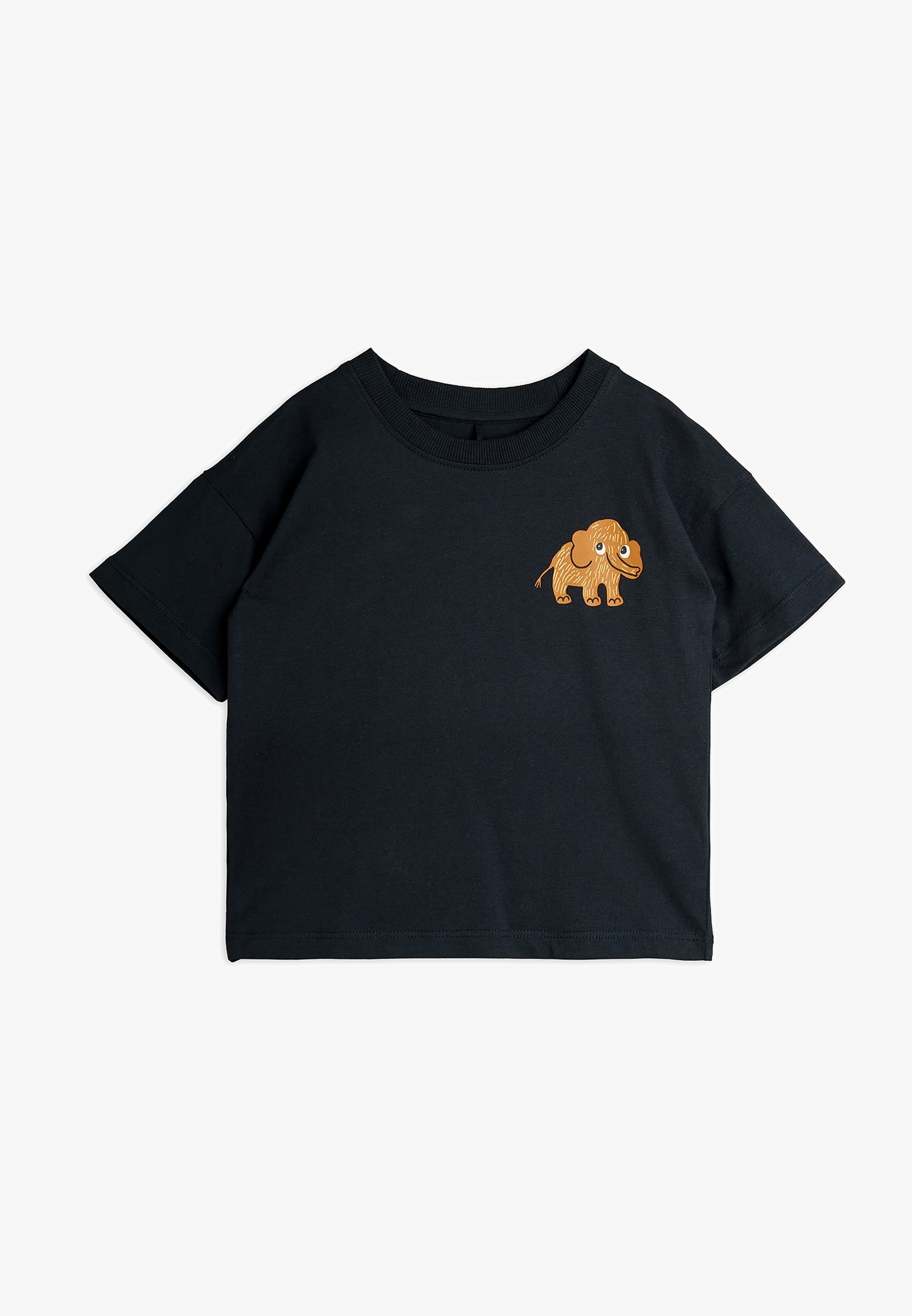 Mini Rodini MAMMOTH T-shirt UNISEX - T-shirt met print - zwart