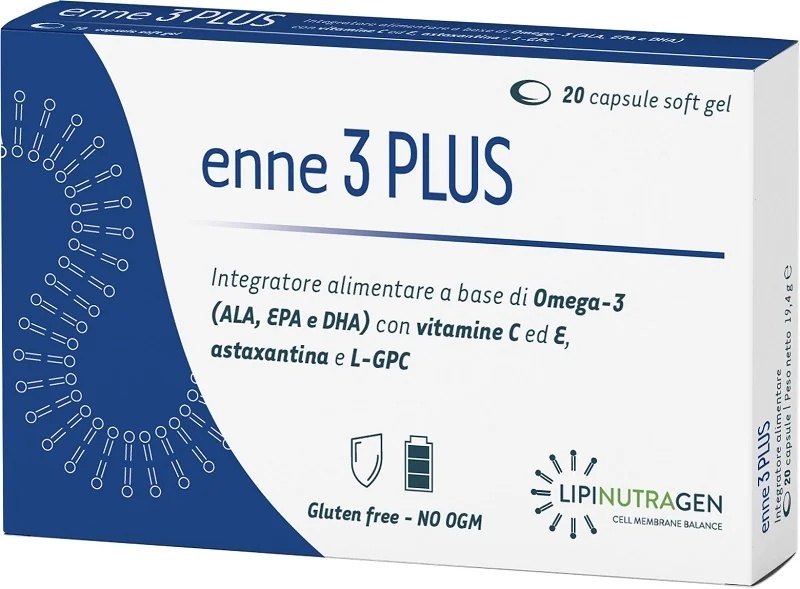 LIPINUTRAGEN Enne 3 Plus 20 capsules