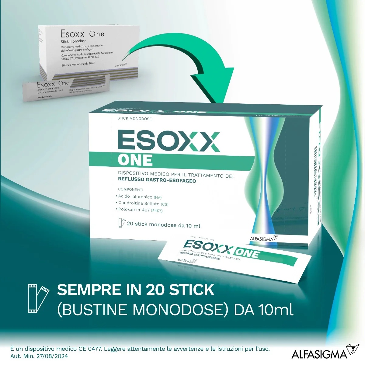 ESOXX Esoxx One 20 sachês orodispersíveis anti-refluxo