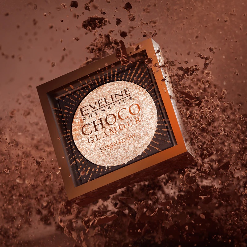 Eveline Cosmetics Choco Glamour bleščeča senčila za oči