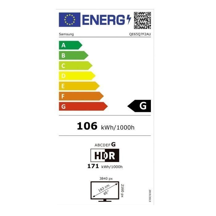 Samsung 65Q7F2 - Televisor QLED de 65