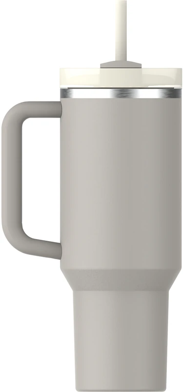 Copo térmico Stanley Quencher H2.O FlowState™ em aço inoxidável com canudo, tamanho grande.