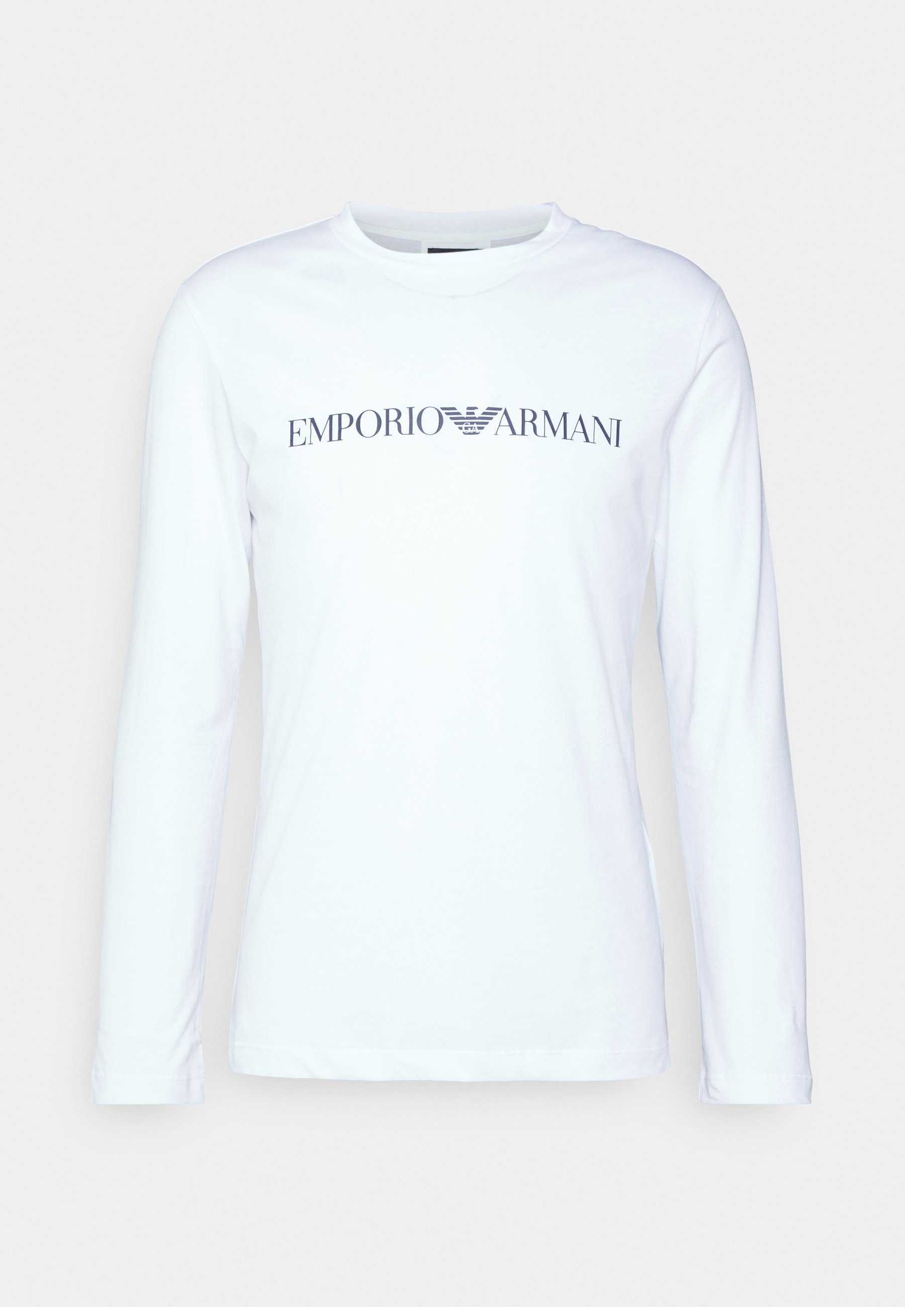 Emporio Armani top met lange mouwen - bianco
