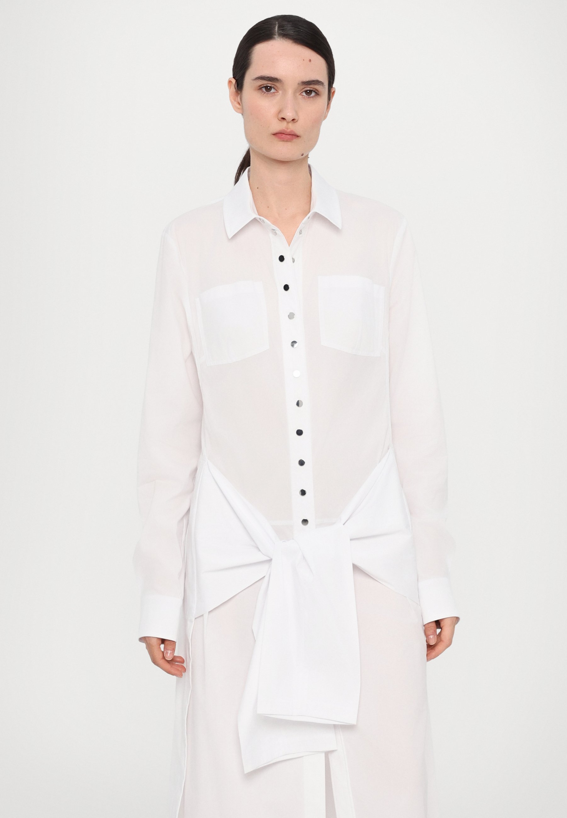 Robe longue Rabanne - blanche