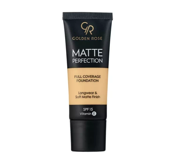 Golden Rose Matte Perfection SPF15 matujący podkład kryjący W3 35 ml