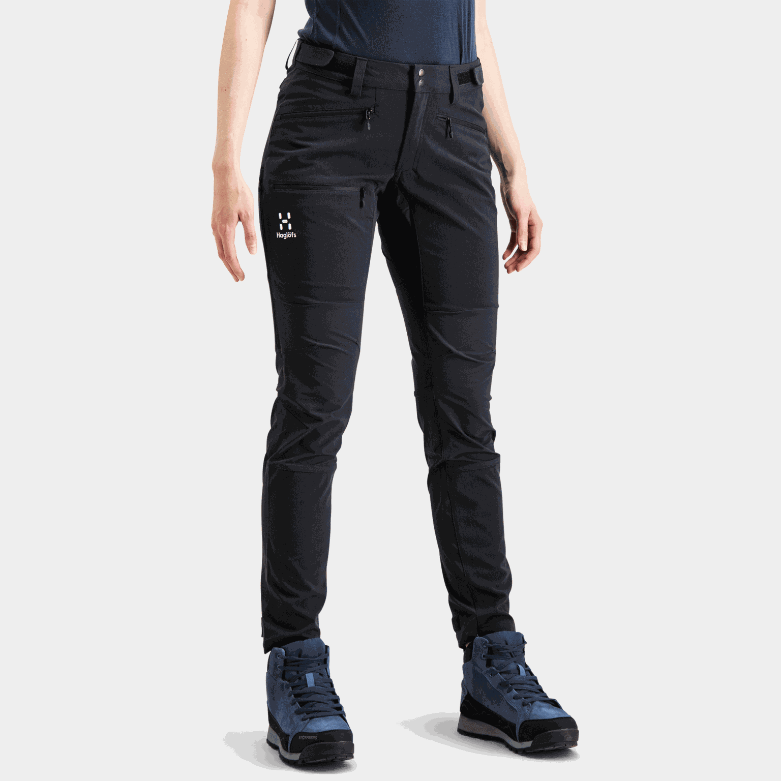  Pantaloni slim zircone, pantaloni softshell, pantaloni da passeggio, donne