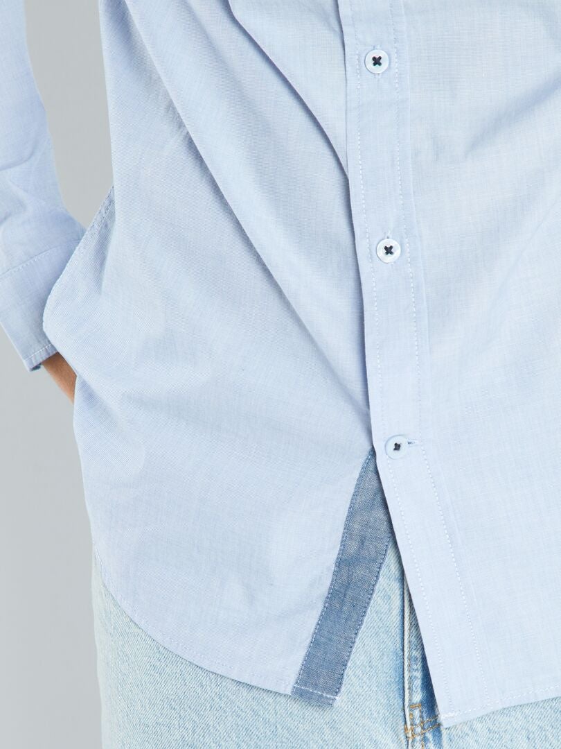 Koszula szambrajowa - NIEBIESKA