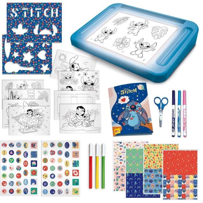 Kit da disegno - LISCIANIGIOCHI - STITCH - Tavolo luminoso - Modelli, pennarelli