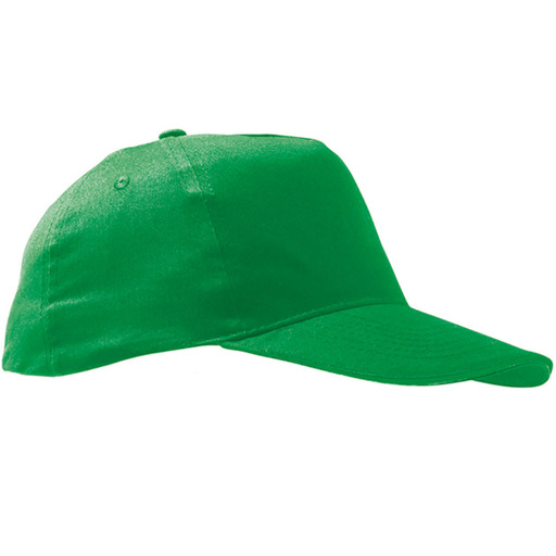 Gorra Lisa Unisex Niño/niña Verano/playa/piscina Sols (Verde Césped)