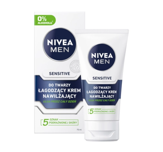 NIVEA MEN Sensitive łagodzący krem do twarzy dla mężczyzn 75 ml