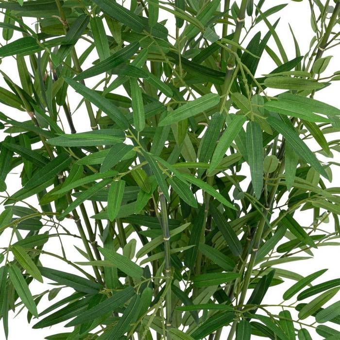 Künstlicher Bambus im Naturtopf, 100 cm hoch, grün – Atmosphera Interior Designer