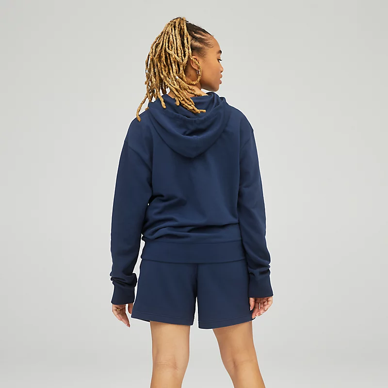 Unisex badstof hoodies Uni-ssentials – NATURAL INDIGO