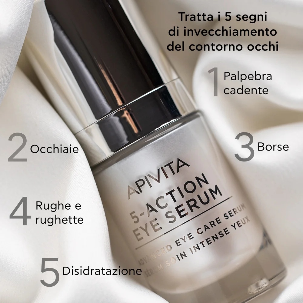 APIVITA Apivita 5-toimega silmaseerum 15 ml/19 intensiivhooldus