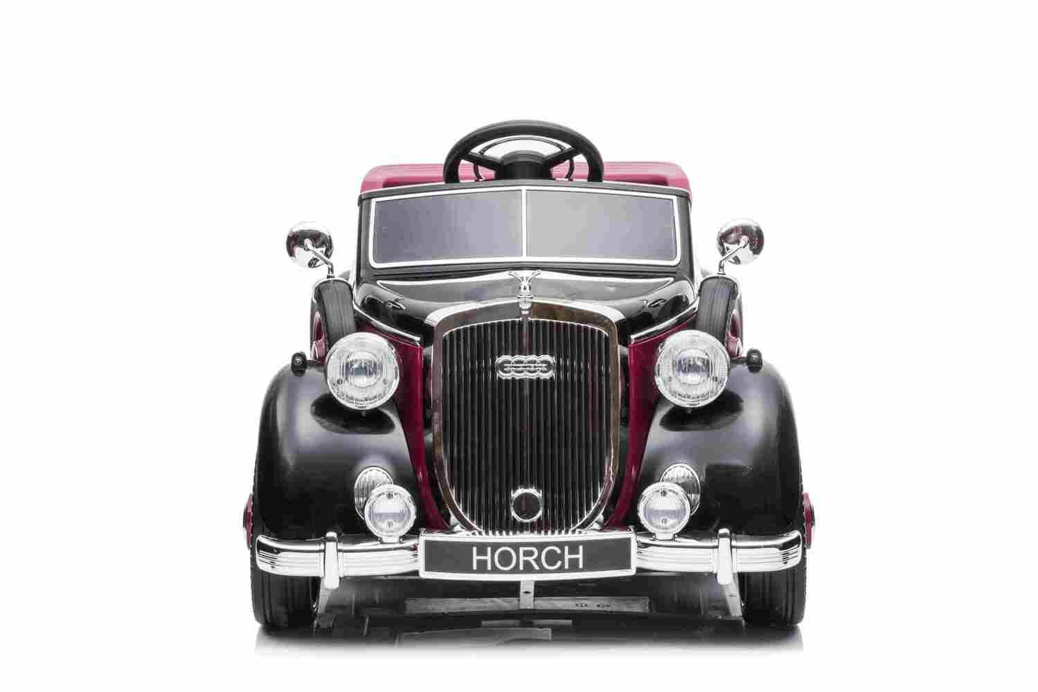 BoGi sähköinen lastenauto Audi Horch lasten ajoneuvo 930V 2x120W vintage EVA 1xlapsi 1xaikuinen