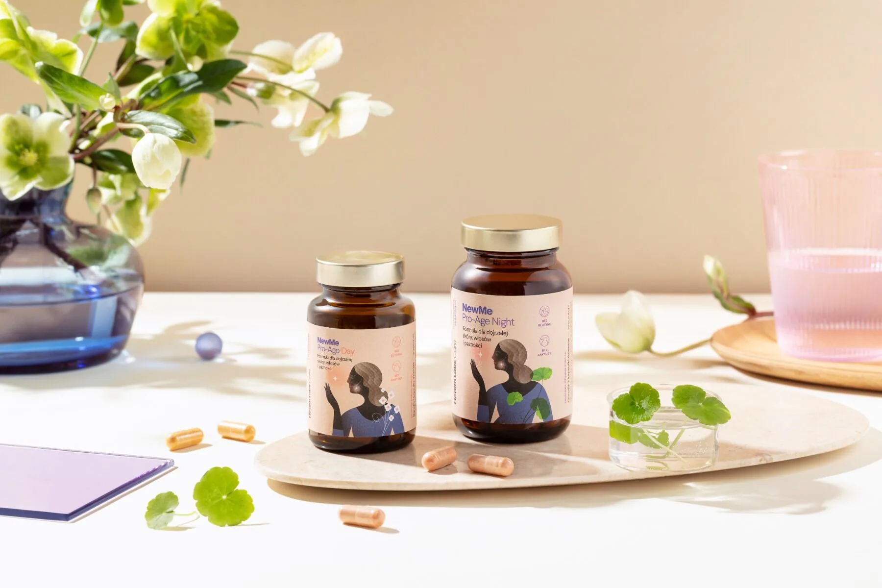 Health Labs Care NewMe Pro-Age Suplement diety na włosy, skórę i paznokcie