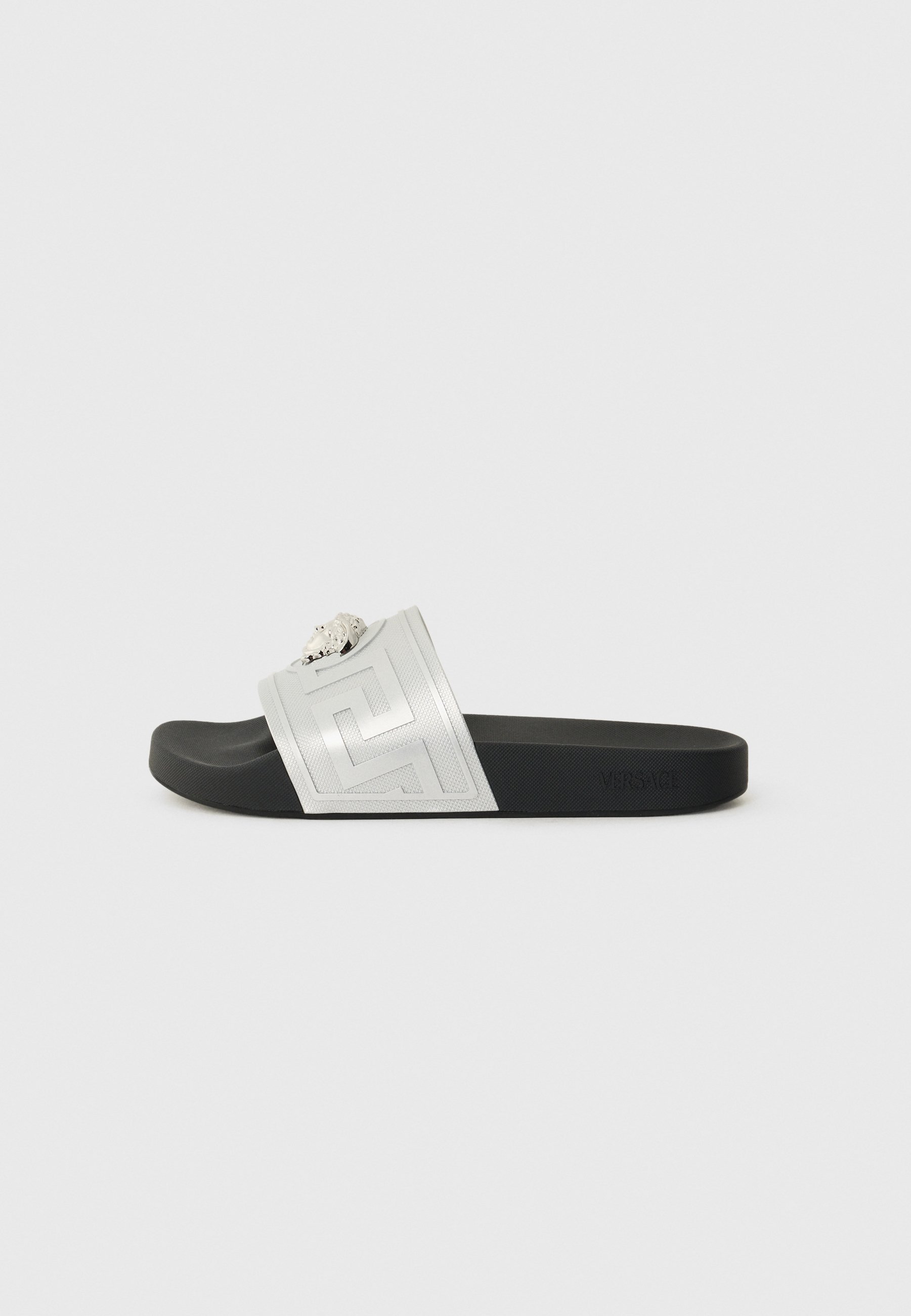 Versace Bazénové pantofle - stříbrné barvy