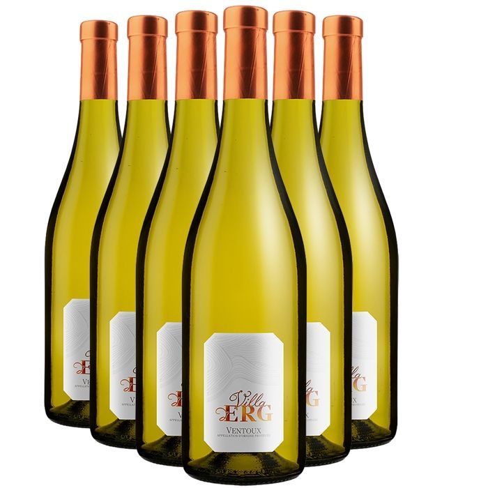Villa d'Erg Ventoux 2020 - Vin Blanc de la Vallée du Rhône (6x75cl)