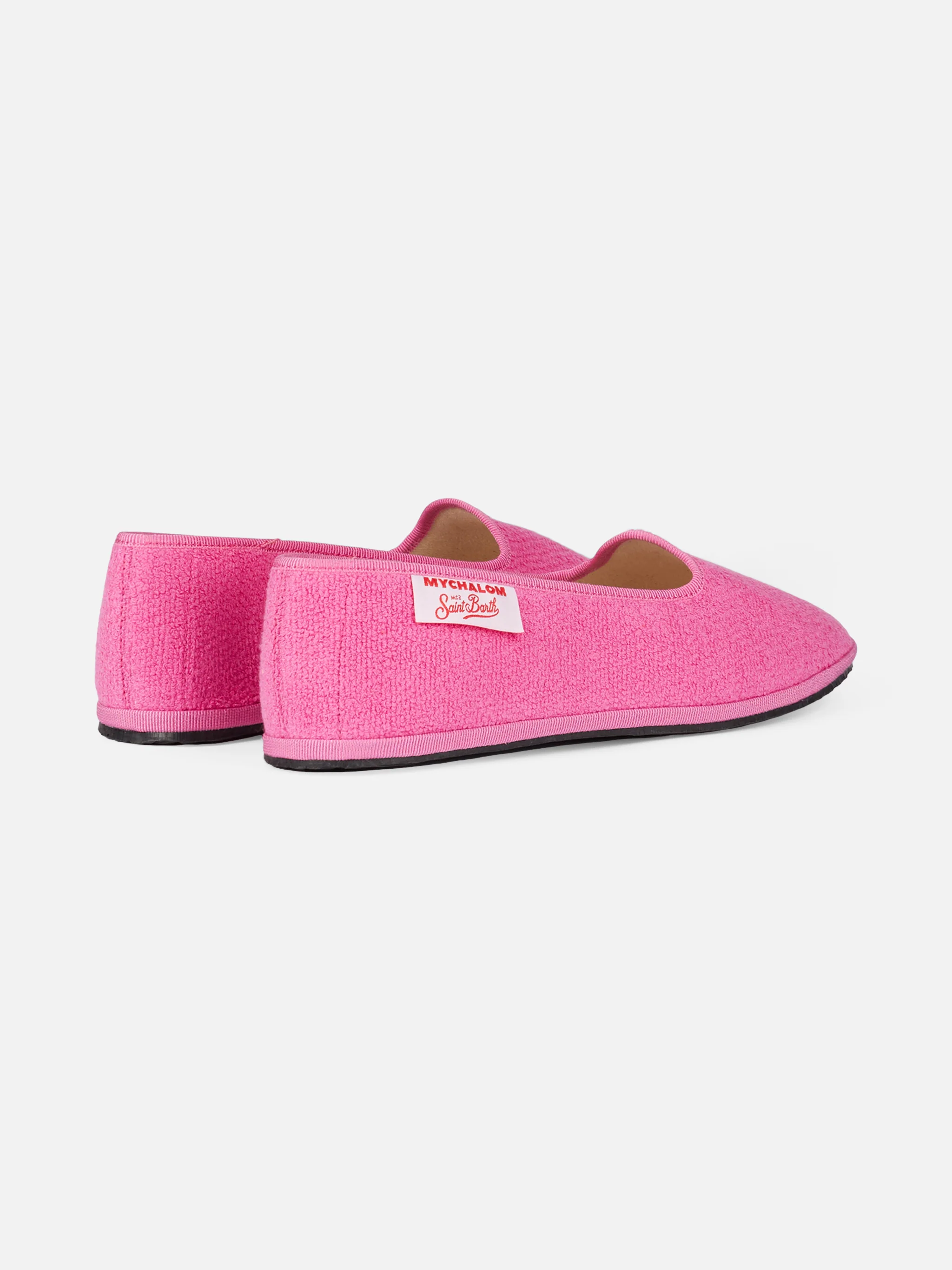 Mocassino pantofola da donna in spugna rosa | MY CHALOM SPECIAL EDITIO