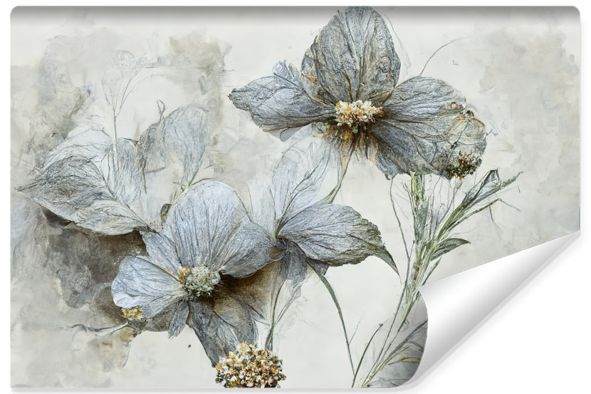 Fototapeta Kwiaty W Stylu Vintage 90x60cm